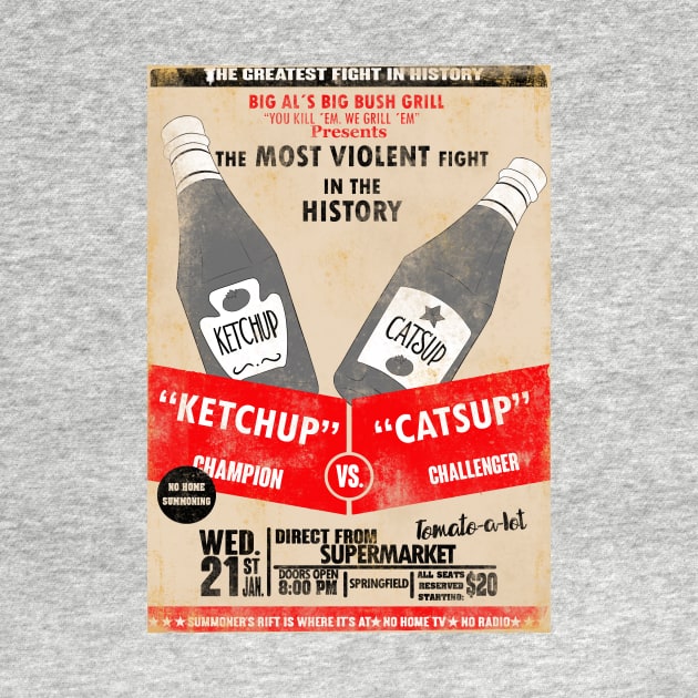 Ketchup vs Catsup by PsychoDelicia